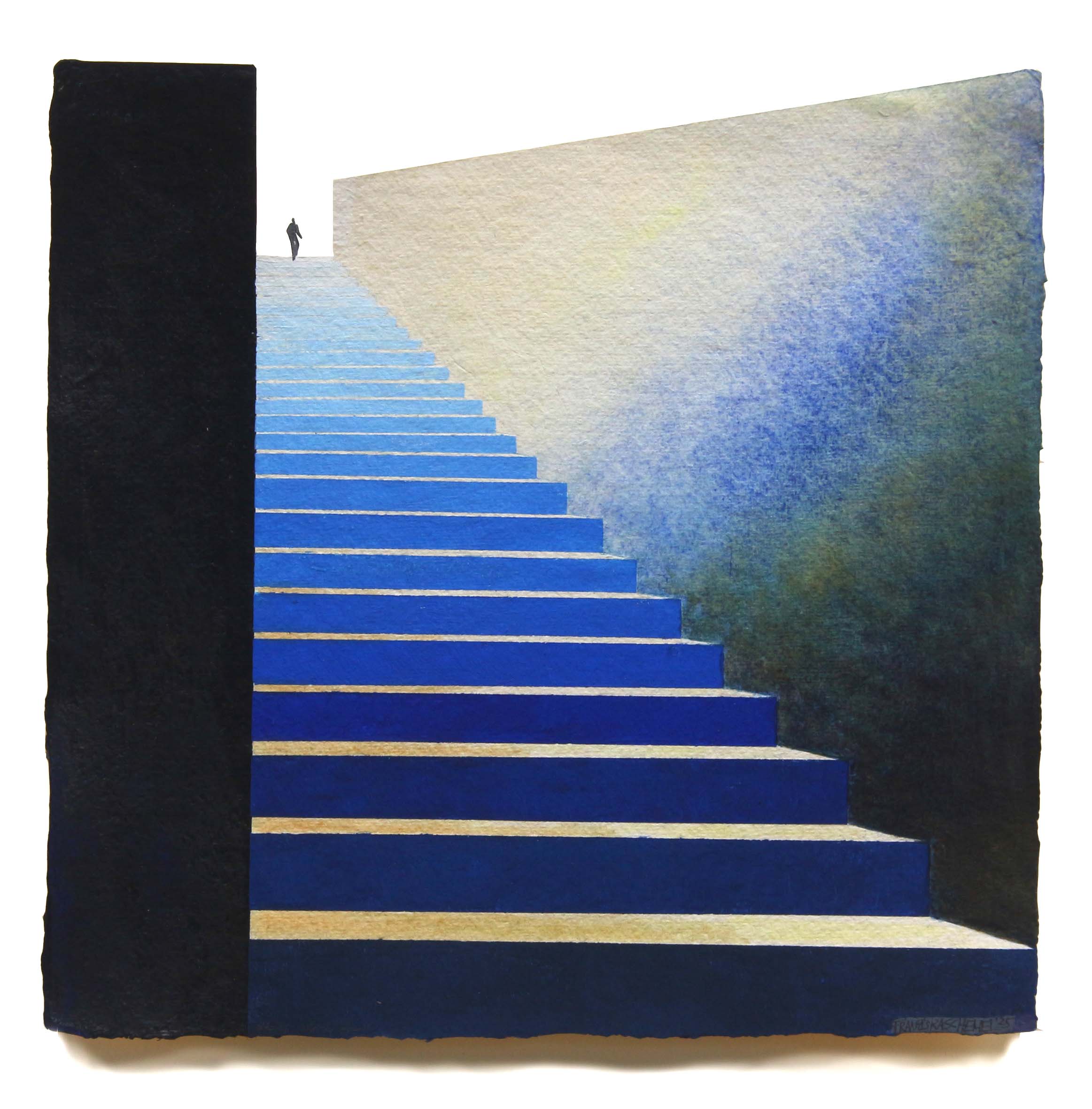 stairs into the blue stairs into the blue