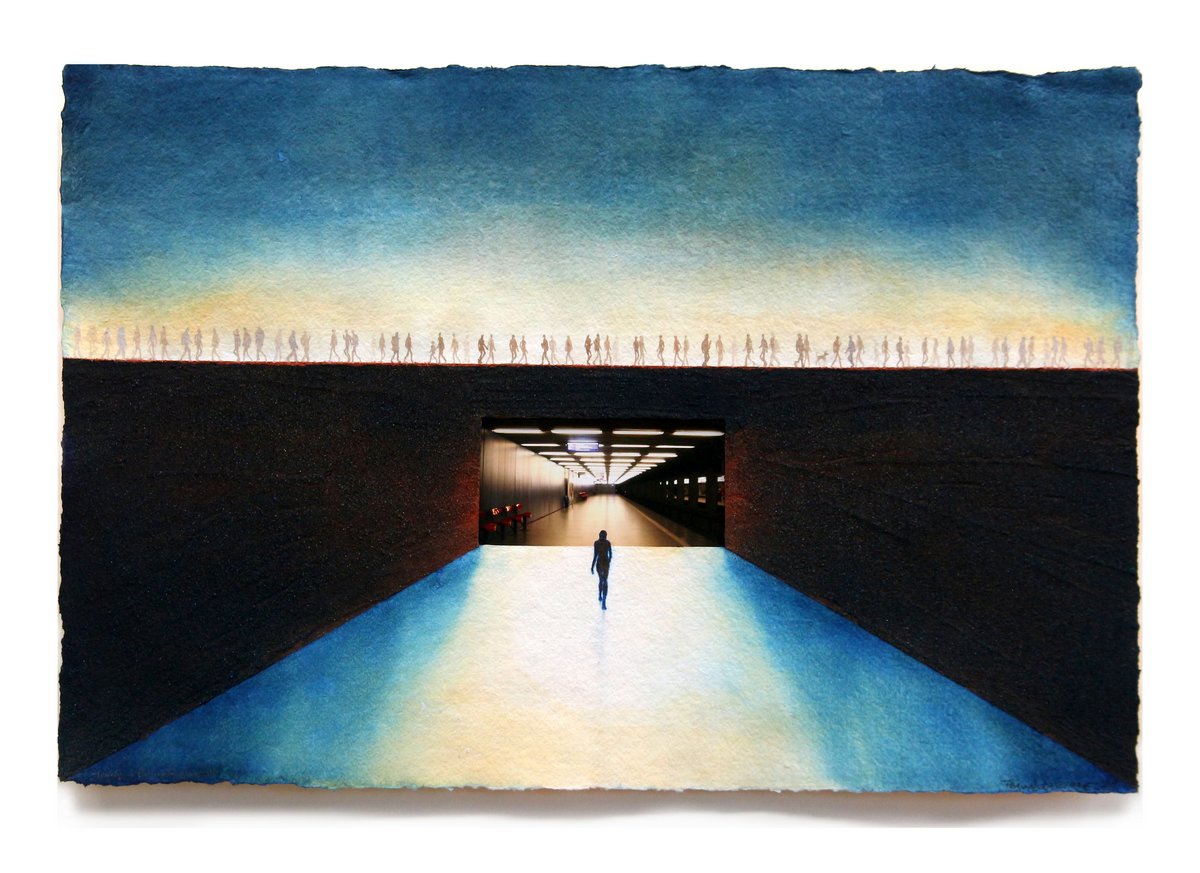 lonely in the underground (P571) (sold) lonely in the underground (P571) (sold)